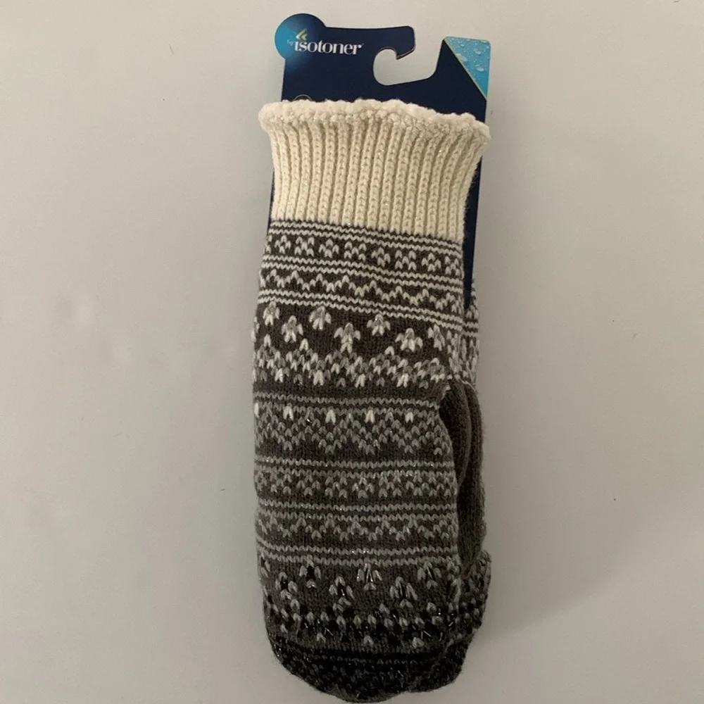 Isotoner Women's Fair Isle Mittens